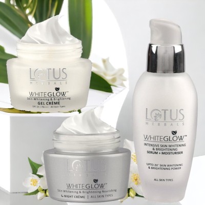 LOTUS HERBALS WhiteGlow Day and Night Gel Cream With Serum(3 Items in the set)