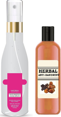 HUZURLU Hair Combo with Shampoo & Hair Growth Serum (2 Items in the set)(1 Items in the set)