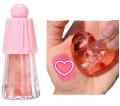 ARRX Valentines Day Special Makeup Combo Pack of 3 – Umbrella Lip Gloss, Heart Pink Tint(3 Items in the set)