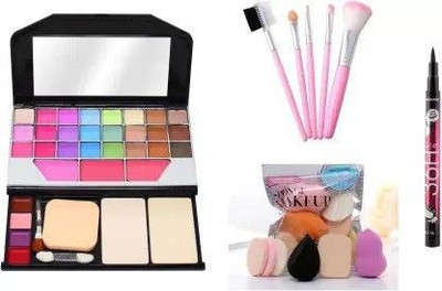 YELGO Makeup Kit,6 pcs Blender Puff(13 Items in the set)