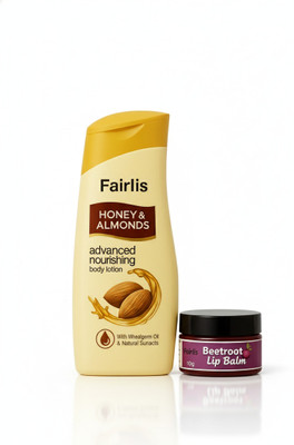 Fairlis Moisturizing Lip Balm and Body Lotion Pack for All Skin Types(2 Items in the set)