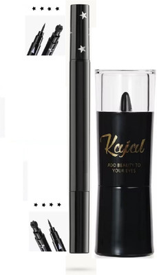 Neycare SOFT BRUSH LOOK NEW PERFECT EYE LINER WITH KAJAL PACK OF 2(2 Items in the set)