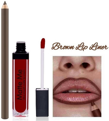 Wonholli Long Lasting Lip Pencil ,Matte Liquid Lipstick(2 Items in the set)
