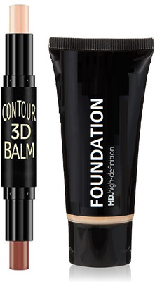 ADJD CONTOUR STICK,MATTE FINISH FOUNDATION FOR ALL SKIN TYPE(2 Items in the set)