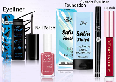 VOZO Makeup Combo Professional Cosmetic Kit with Ultra-Pigmented Set-103(5 Items in the set)