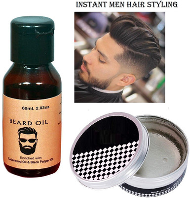MYEONG men grooming hair & beard combo(2 Items in the set)
