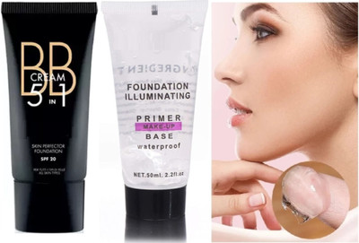 DARVING FOUNDATION + MATTE MAKEUP PRIMER FOR ALL SKIN TYPE(2 Items in the set)