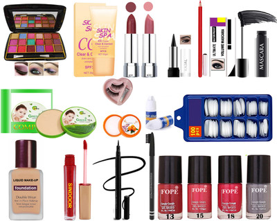 FOPE Ultra Glow Professional Makeup Kit Combo Set for Women/Girls A20230717(20 Items in the set)