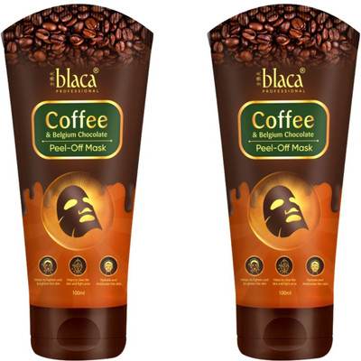 blaca Coffee Peel of Mask Tans Goodness All Skin Type Acne Oily Nose Pack of 2 | 2*100(2 Items in the set)