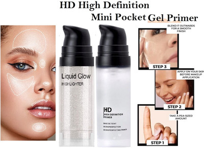 tanvi27 Long Lasting & Water Proof HD Finish Makeup Base Illuminater or HD Primer(2 Items in the set)