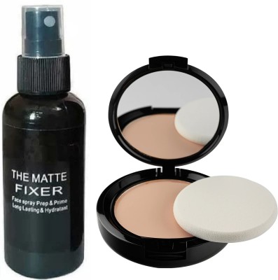 Latixmat Weightless Stay Matte Powder And Pro Makeup Fixer Non Sticky(2 Items in the set)