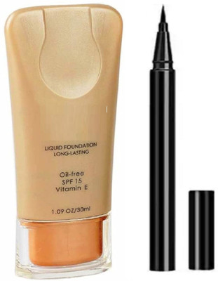 REIMICHI Liquid Foundation with Sketch Pen Eyeliner(2 Items in the set)