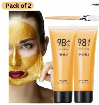 PHIZLLER Exfoliating Peel Mask for Soft Skin Featuring Golden Glow and Radiance(120 ml)