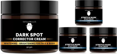 UrbanMooch Papaya Skin Brightening Face Wash (100 g)STRETCH MARK CREAM 50GM 2 JAR(2 Items in the set)