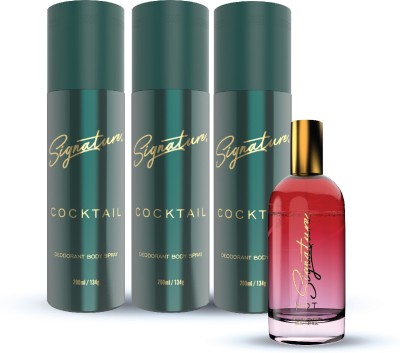 SIGNATURE Cocktail Deo: Hot Perfume(4 Items in the set)