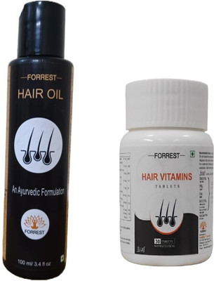 forrest Hair Oil and Hair Vitamins(2 Items in the set)
