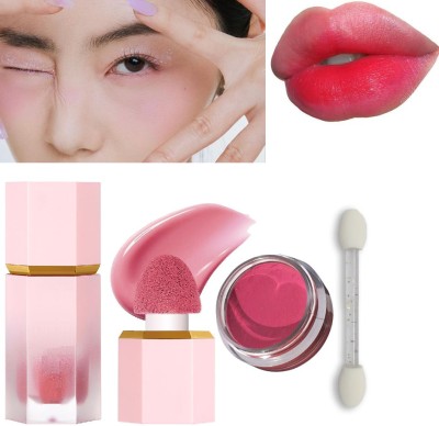 Sheny Long Lasting Lip Tint Waterproof Matte And Liquid Blush Natural Radiant Look(1 Items in the set)