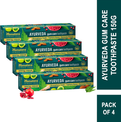 HIMALAYA AYURVEDA GUM CARE 4NX150G Toothpaste(600 g, Pack of 4)