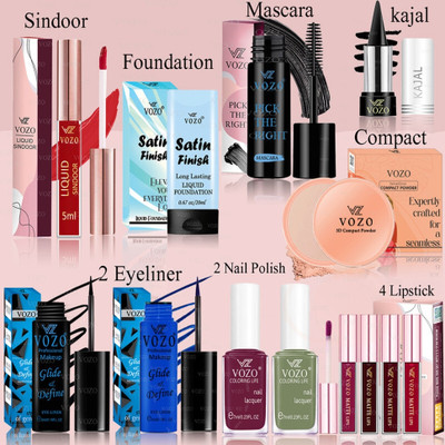 VOZO Makeup Combo Full Cosmetic Kit with High-Quality, Skin-Friendly -121(13 Items in the set)