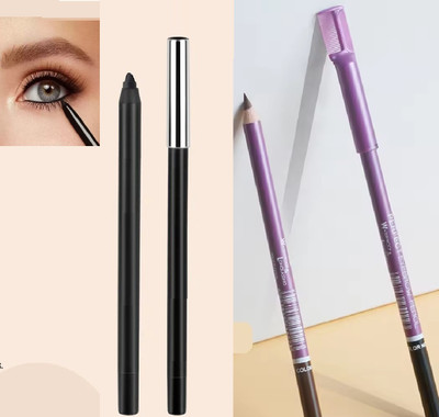 DYSOKAYO 1. WATERPROOF Rich Color Payoff, Smudgeproof & Waterproof KAJAL PENCIL WITH COMB EYEBROW PANCIL(2 Items in the set)