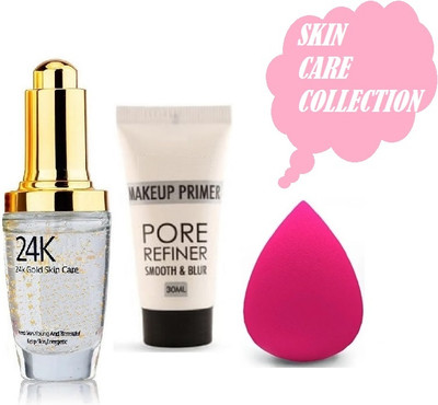 SEUNG BEST COLLECTION PRIMER+SERUM+BEAUTY BLENDER(3 Items in the set)