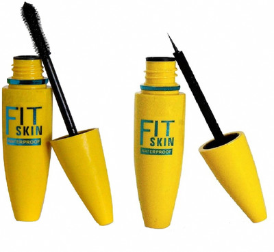 HUDA QUEEN Waterproof Duo: Mascara & Liquid Eyeliner – Combo of 2(2 Items in the set)