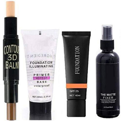 ADJD 2 IN 1 CONCEALER STICK,MAKEUP BASE PRIMER & MAKEUP SETTING FIXER(4 Items in the set)