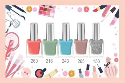 THTC Nail polish combo set(5 Items in the set)