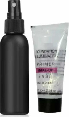 nnbb Fixer combo with Primer Foundation Luxury Primer - 150 ml (TRANSPARENT)(2 Items in the set)