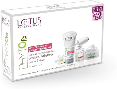 Lotus Professional PHYTORX WHITENING & BRIGHTENING KIT(3 Items in the set)