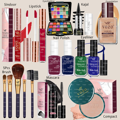 VOZO Makeup Combo Collection with Rare Pigments Daily Wear ST-262(16 Items in the set)