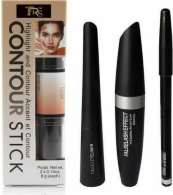 lately CONTOUR STICK WITH 3IN1 EYELINER,MASKARA,KAJAL.(2 Items in the set)