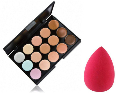 RTB 15 color Contour with Beauty Blender(2 Items in the set)