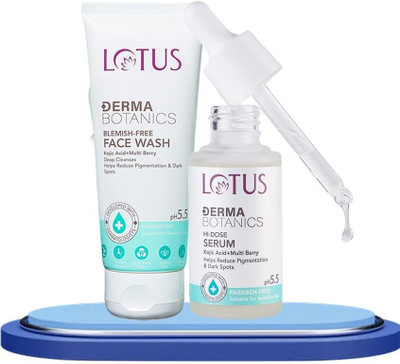 LOTUS Hi-Dose Serum & Blemish Free Face Wash(2 Items in the set)
