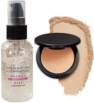 ADJD MATTE FINISH FACE COMPACT & PORES LESS PRIMER(2 Items in the set)
