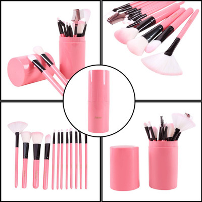 SHAGGY Makeup Brush Set with Storage Box (Pack of 12)(Pack of 12)