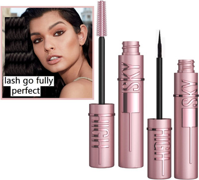 Neycare all eyes look type perfect mascara and eyeliner perfect combo pack of 2(2 Items in the set)
