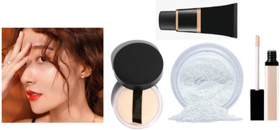BLUEMERMAID PERFECT COMBO OF MAKEUP KIT FOR WOMEN WATERPROOF(4 Items in the set)