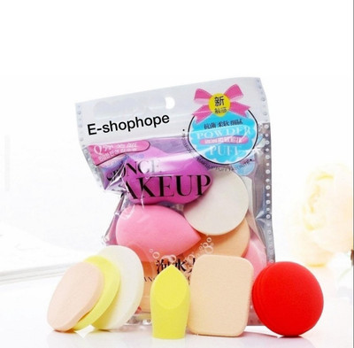 E-SHOPHOPE SPONGE PUFF SET TOTAL 6 PIECES(6 Items in the set)