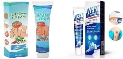 wryak Lipom Removal Cream and Wart Cream Skin Tag-40gm(2 Items in the set)