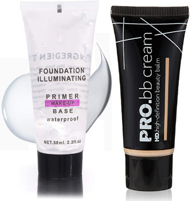 THTC Combo Makeup Tube Primer & Tube Foundation(2 Items in the set)