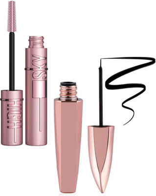 Neycare multi combo set new easy to use eyeliner with eye mascara perfect pack of 2(2 Items in the set)