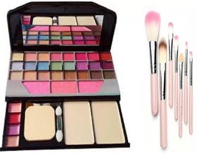 SUBHMUN Beauty 7 PCs Makeup Brushes + TYA Makeup Kit(2 Items in the set)