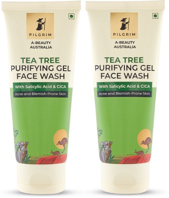 Pilgrim Non-drying Gel Face Wash For Acne-Prone Skin With Salicylic Acid Pack of 2(2 Items in the set)