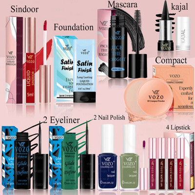 VOZO Makeup Combo Full Cosmetic Kit with High-Quality, Skin-Friendly -267(13 Items in the set)