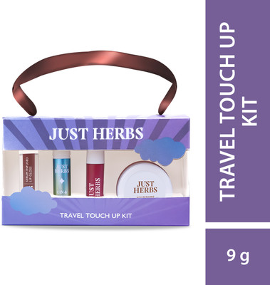 Just Herbs Up Kit Included Lip Gloss, Perfume, Liquid Lipstick & Cheek Tint(4 Items in the set)