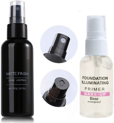 Yuency Face make up combo setting fixer and gel based prmer(2 Items in the set)
