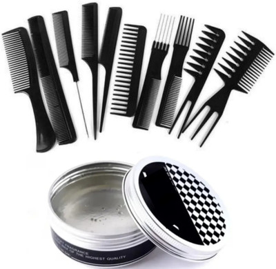 ghorela 10-in-1 Hair Comb Set + MG5 Gel(2 Items in the set)
