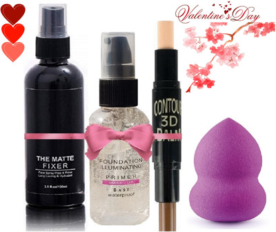 THTC 2in1 concealer stick fixer primer blender combo(4 Items in the set)