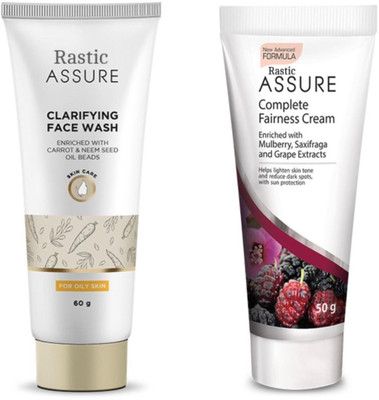 Rastic Assure Clarifying Facewash With Fairness Cream(2 Items in the set)